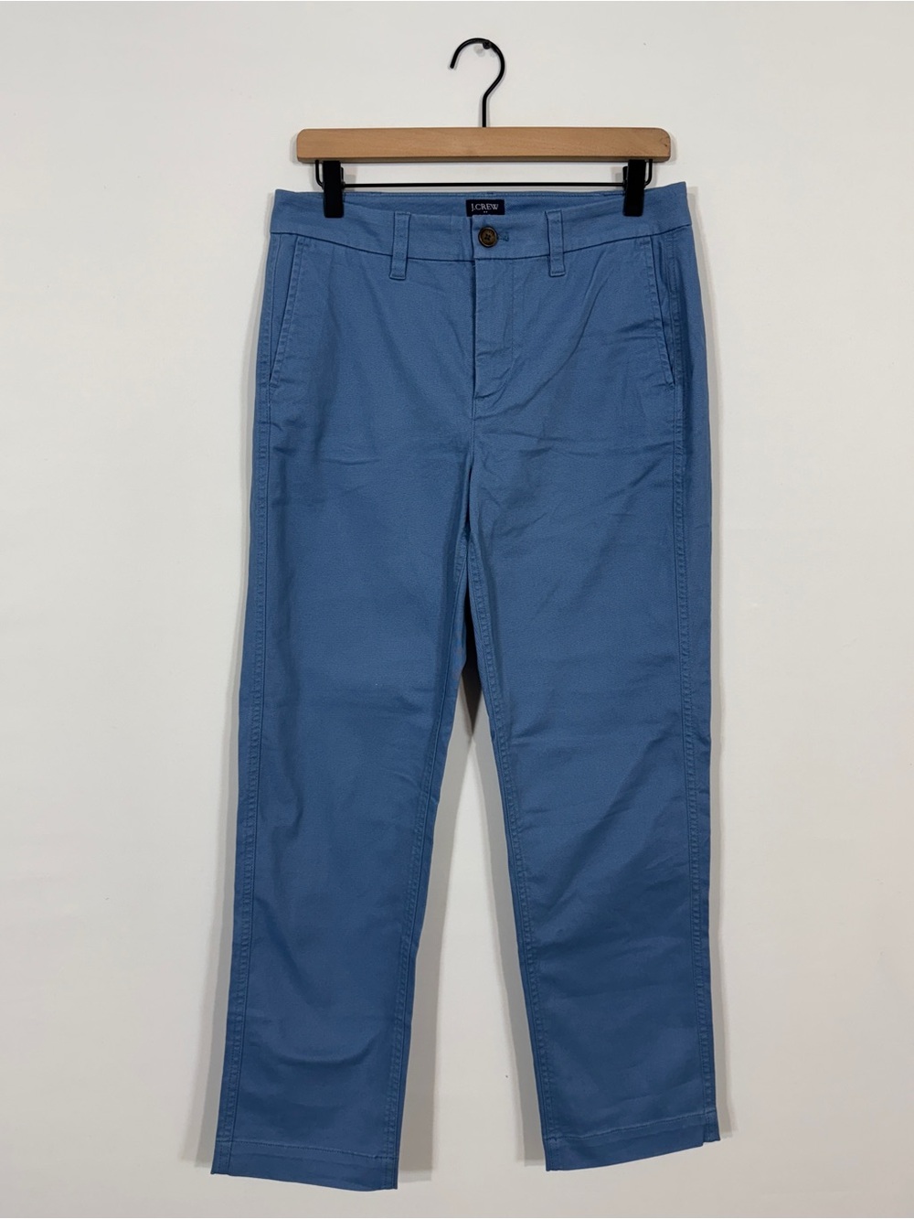 WP101 {J. Crew} "High Rise Girlfriend Chino" Blue Khaki Pants